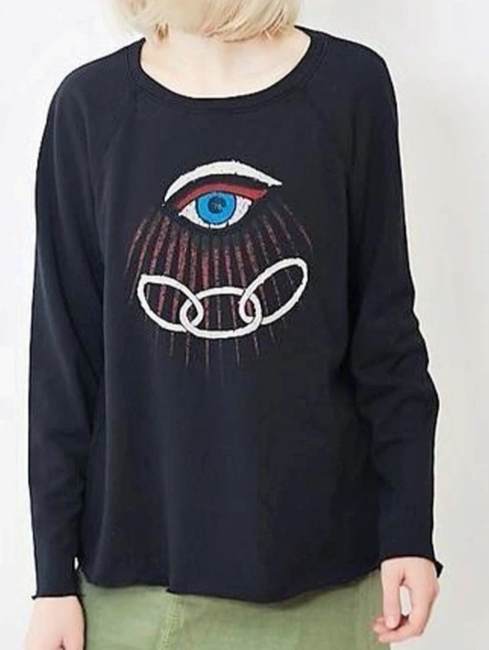 Raquel Allegra Graphic Long Sleeve sweatshirt